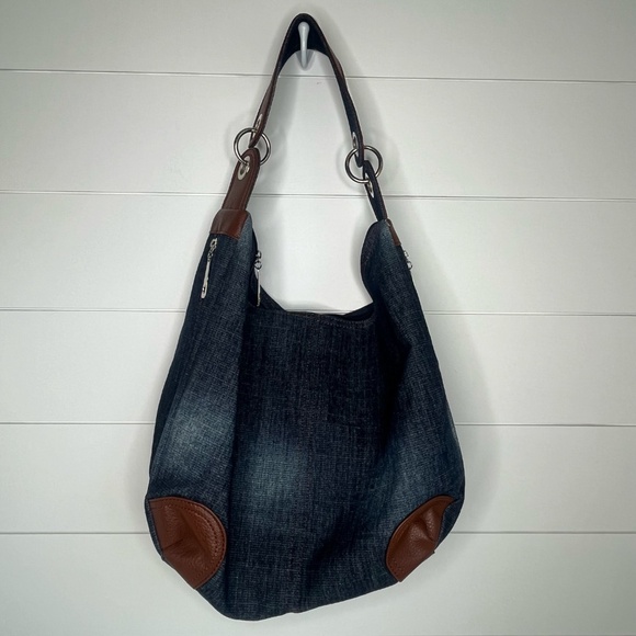 Denim Shoulder Bag - Picture 6 of 9